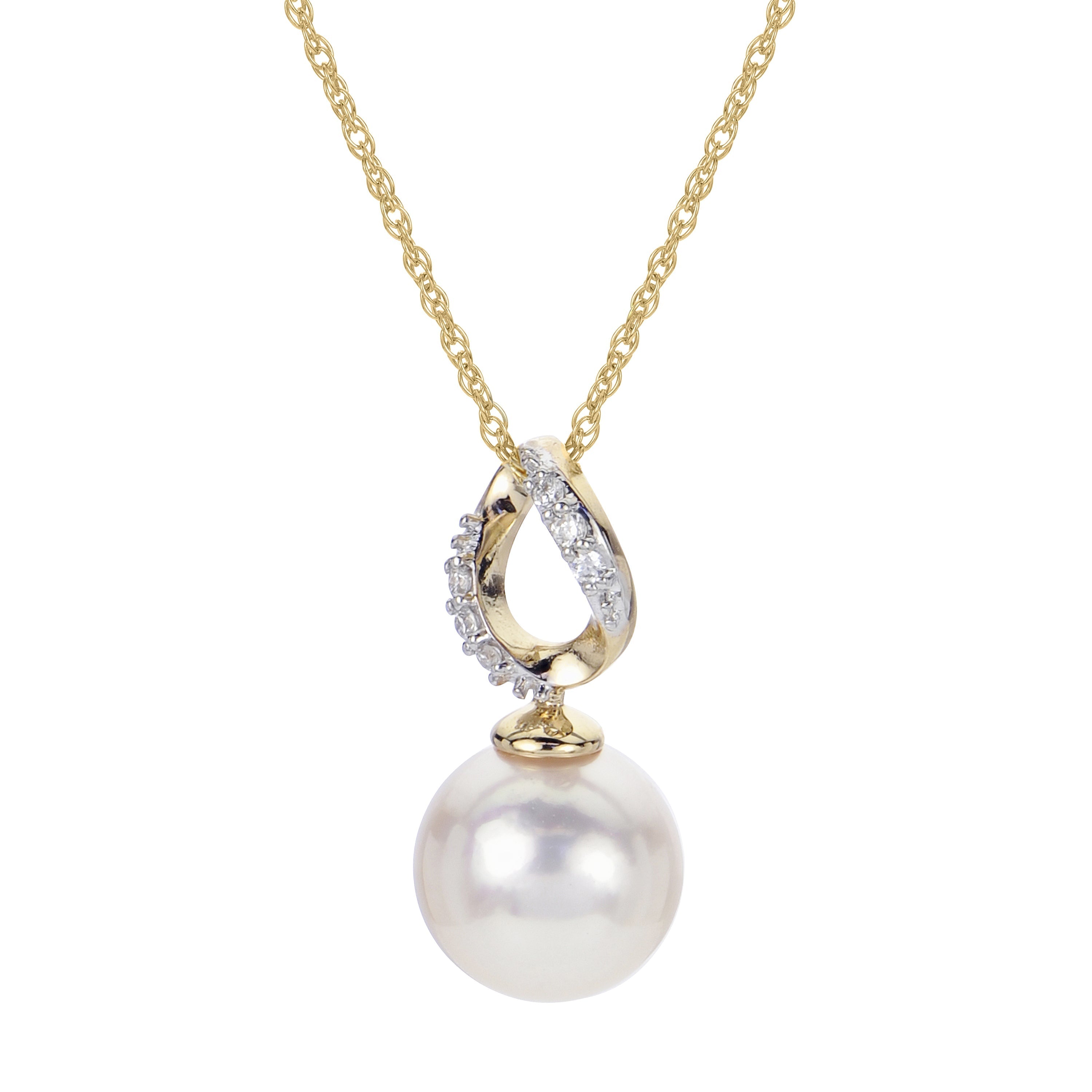 Parkplace Pearls 14KT Yellow Gold Akoya Pearl Pendant 989544/A18