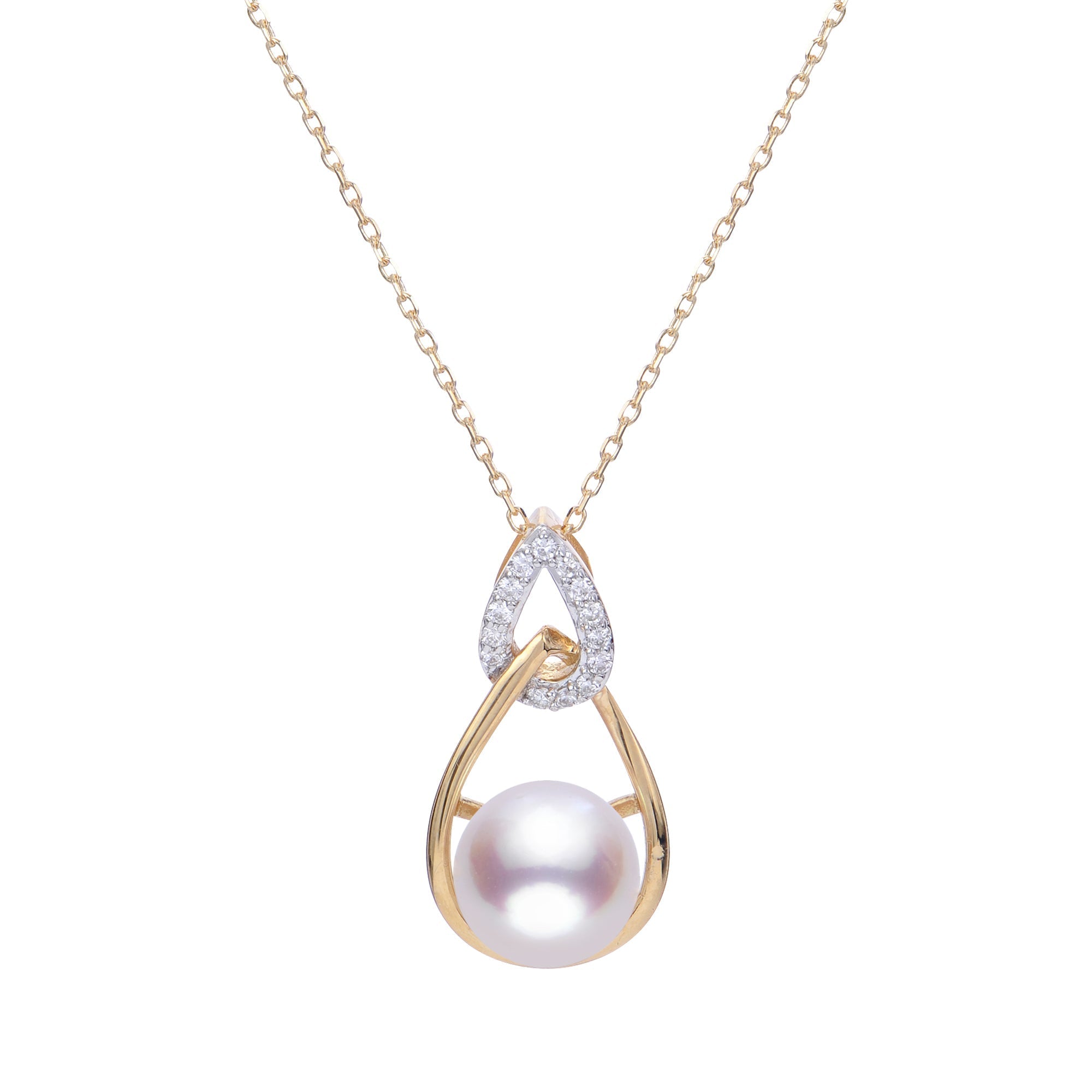 Parkplace Pearls 14KT Yellow Gold Akoya Pearl Pendant 989915/A18
