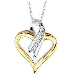 Parkplace Jewelers Heart Shape Journey Diamond Fashion Pendant 93318PPTXPD