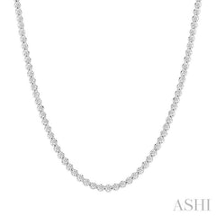 ASHI Illusion Diamond Tennis Necklace 990Q5PPFGNKWG