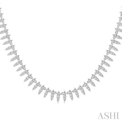 ASHI Spike Diamond Fashion Necklace 991W1PPFGNKWG