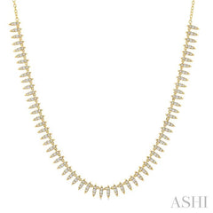ASHI Spike Diamond Fashion Necklace 991W1PPFGNKYG