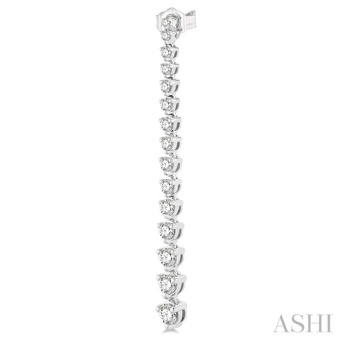 ASHI Riviera Diamond Long Earrings 992J0PPFGERWG-2.00