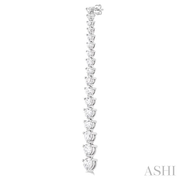 ASHI Riviera Diamond Long Earrings 992J0PPFGERWG-3.00