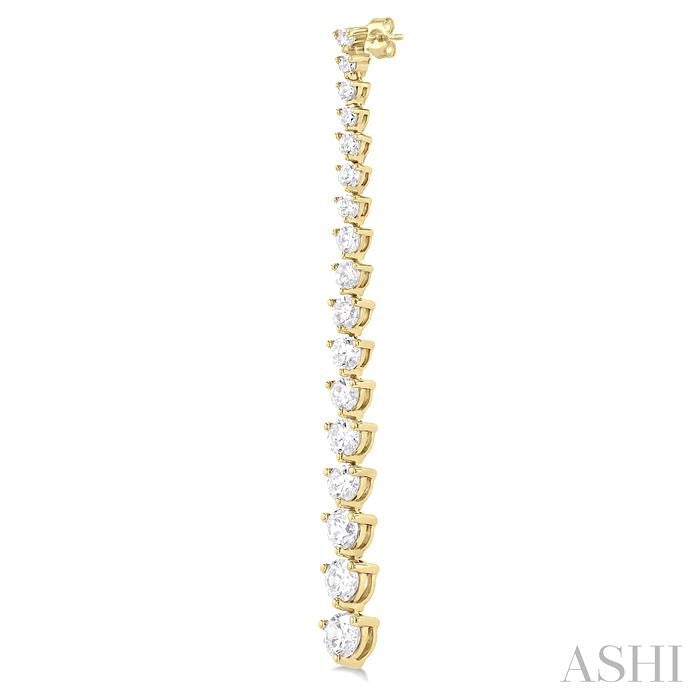 ASHI Riviera Diamond Long Earrings 992J0PPFGERYG-3.00