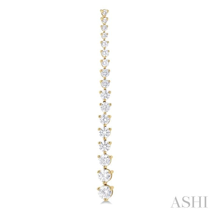 ASHI Riviera Diamond Long Earrings 992J0PPFGERYG-3.00