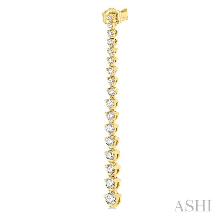 ASHI Riviera Diamond Long Earrings 992J1PPFGERYG