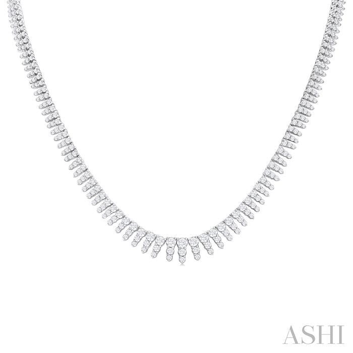 ASHI Waterfall Diamond Necklace 992V5PPFGNKWG