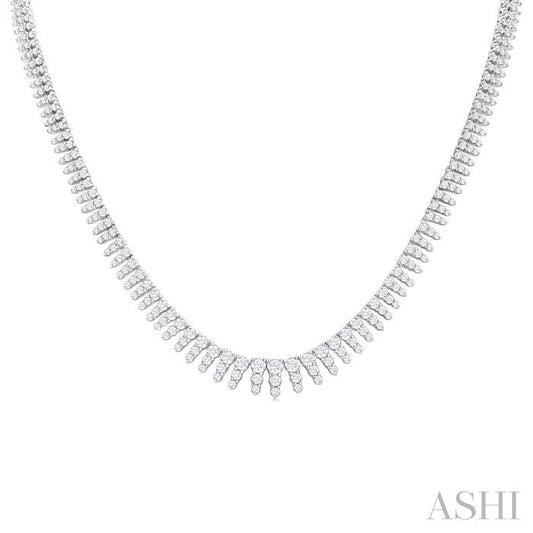 ASHI Waterfall Diamond Necklace 992V5PPFGNKWG