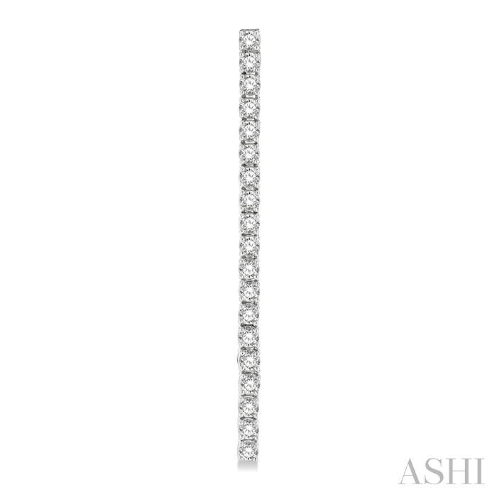 ASHI Diamond Tennis Long Earrings 993J0PPFGERWG-2.00