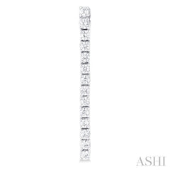 ASHI Diamond Tennis Long Earrings 993J3PPFGERWG