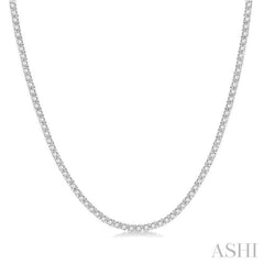 ASHI Diamond Tennis Necklace 993J5PPFHNKWG