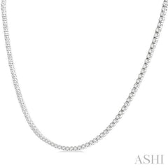 ASHI Diamond Tennis Necklace 993J7PPFGNKWG