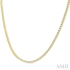 ASHI Diamond Tennis Necklace 993J7PPFGNKYG