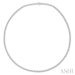 ASHI Diamond Tennis Necklace 993JMPPFGNKWG-10