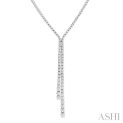 ASHI Diamond Lariat Y Necklace 993V3PPFGNKWG