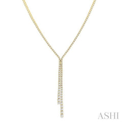 ASHI Diamond Lariat Y Necklace 993V3PPFGNKYG
