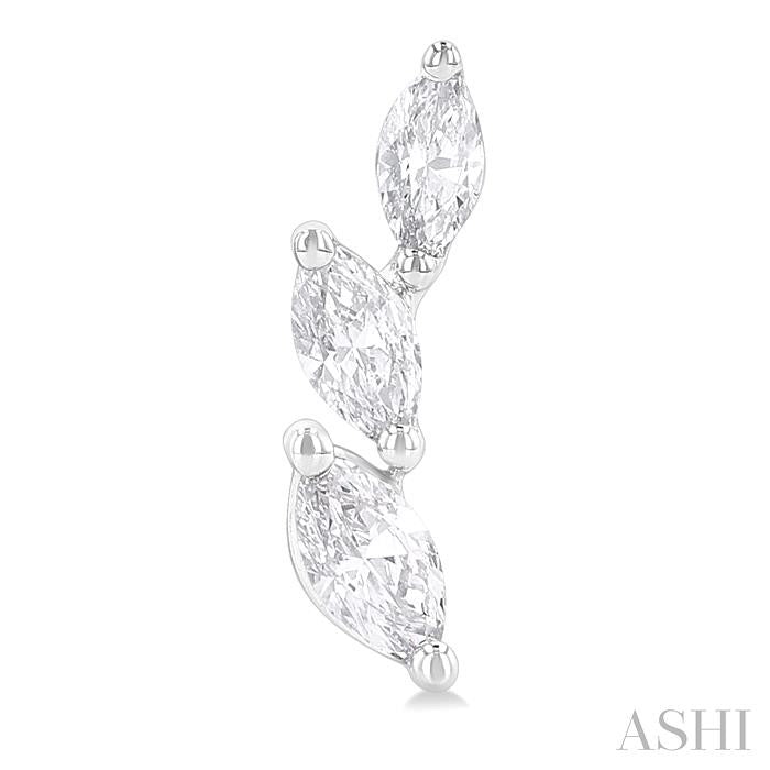 ASHI Marquise Shape Diamond Fashion Ear Climbers 993Z5PPFGERWG