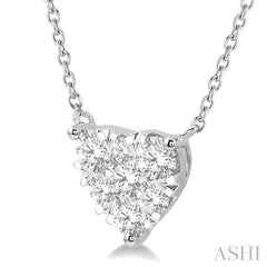 ASHI Heart Shape Lovebright Essential Diamond Pendant 99411PPFGNKWG