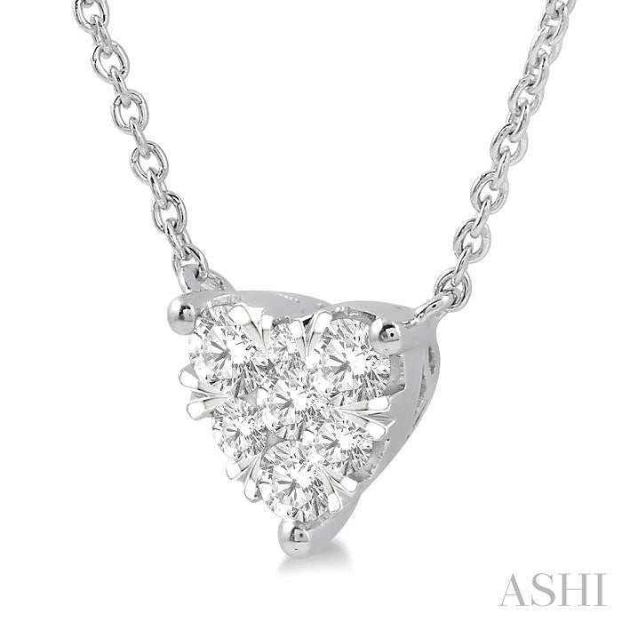 ASHI Heart Shape Lovebright Essential Diamond Pendant 9941QPPFGNKWG