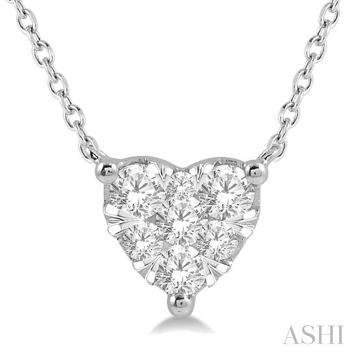ASHI Heart Shape Lovebright Essential Diamond Pendant 9941QPPFGNKWG