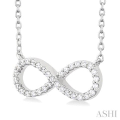 ASHI Infinity Petite Diamond Fashion Pendant 994J0PPFSNKWG