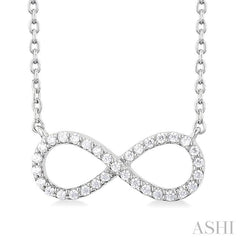 ASHI Infinity Petite Diamond Fashion Pendant 994J0PPFSNKWG