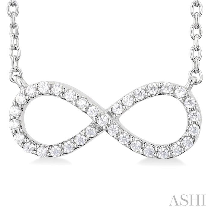 ASHI Infinity Petite Diamond Fashion Pendant 994J0PPFSNKWG