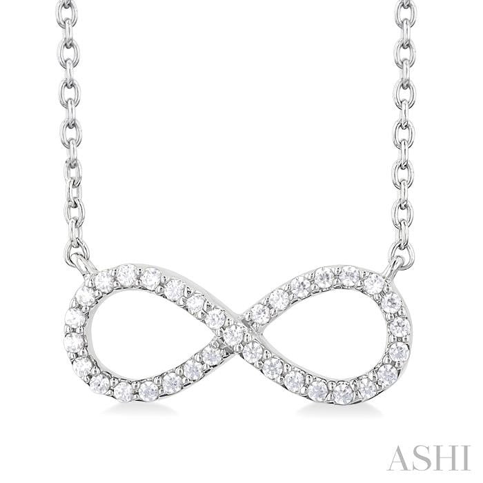 ASHI Infinity Petite Diamond Fashion Pendant 994J0PPTSNKWG