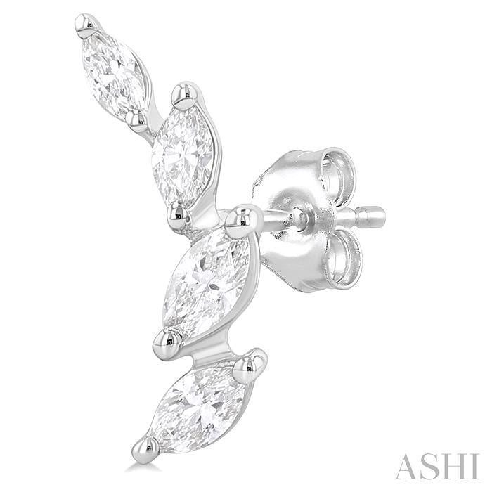 ASHI Marquise Shape Diamond Fashion Ear Climbers 994Z3PPFGERWG