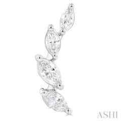 ASHI Marquise Shape Diamond Fashion Ear Climbers 994Z3PPFGERWG