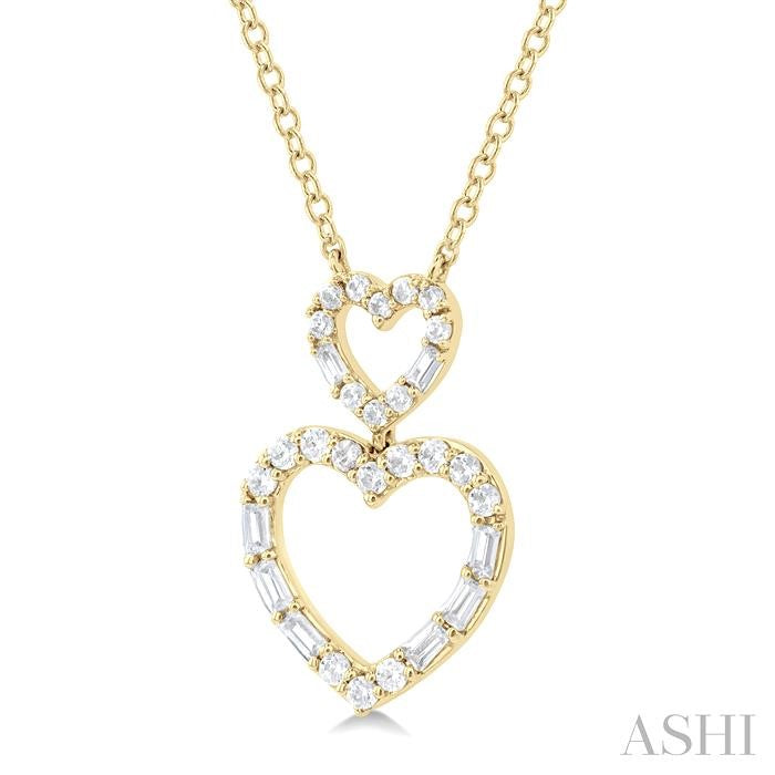 ASHI Heart Shape Diamond Pendant 9955UPPTGNKYG