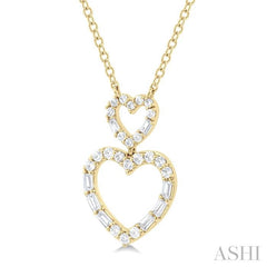 ASHI Heart Shape Diamond Pendant 9955UPPTGNKYG