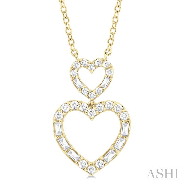 ASHI Heart Shape Diamond Pendant 9955UPPTGNKYG