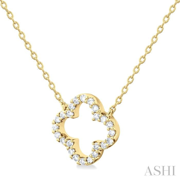 ASHI Clover Petite Diamond Fashion Pendant 995J8PPTSPDYG
