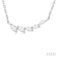 ASHI Marquise Shape Diamond Fashion Necklace 995ZUPPFGNKWG