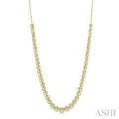 ASHI Illusion Diamond Necklace 99933PPTGNKYG