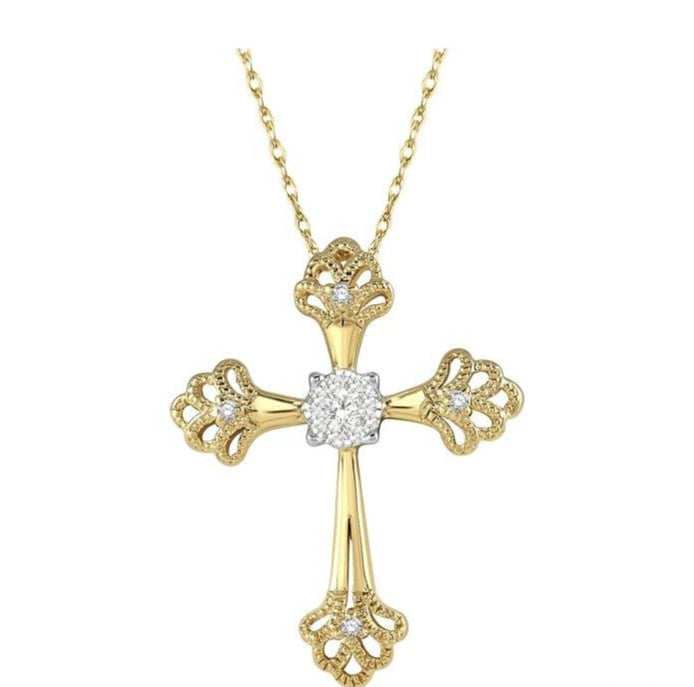 Parkplace Jewelers Cross Lovebright Diamond Fashion Pendant 951B8PPFHPDYW