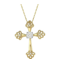 Parkplace Jewelers Cross Lovebright Diamond Fashion Pendant 951B8PPFHPDYW