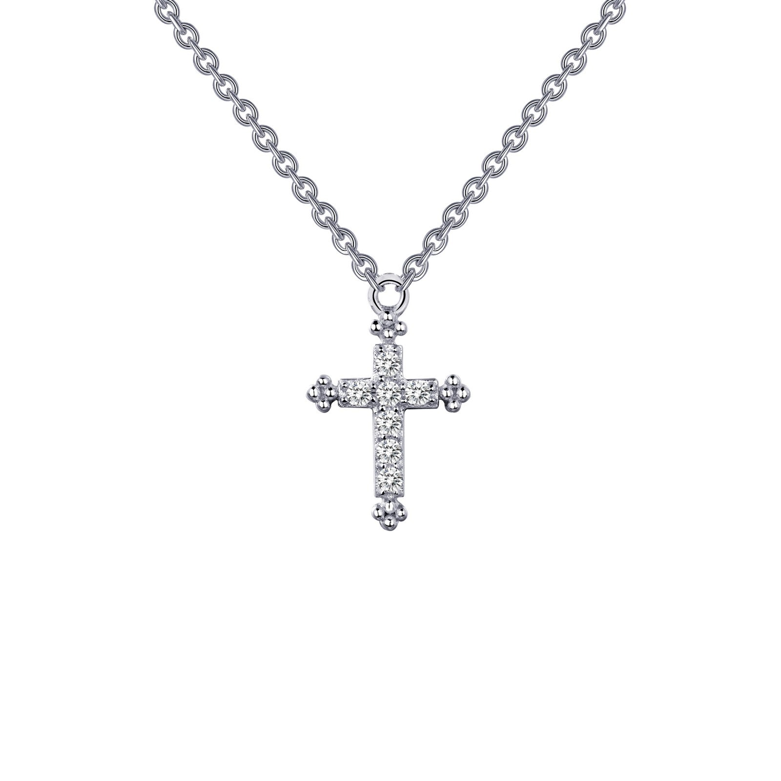 LAFONN 0.07 CTW Cross Necklace 9N023CLP18