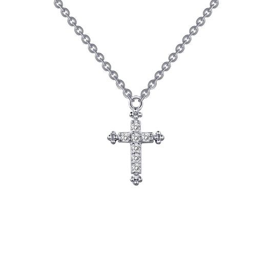 LAFONN 0.07 CTW Cross Necklace 9N023CLP18