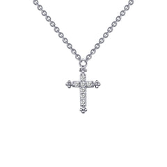 LAFONN 0.07 CTW Cross Necklace 9N023CLP18