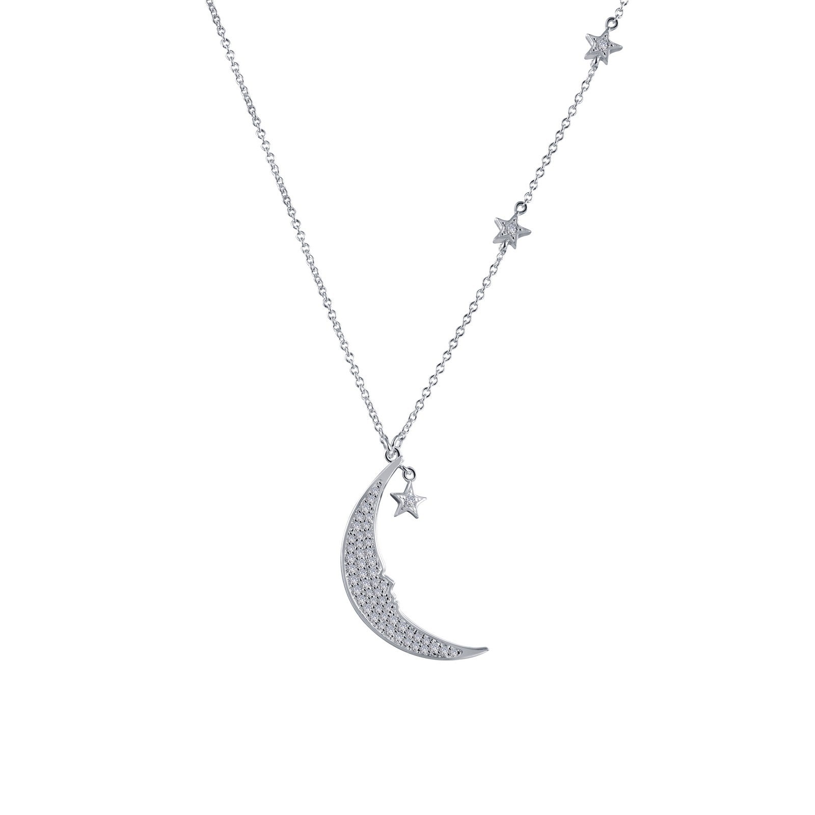 LAFONN Moon & Star Necklace 9N079CLP18