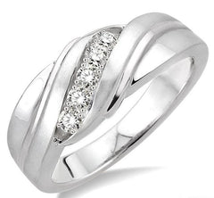Parkplace Jewelers Silver Men'S Diamond Ring 87619PPSSSLRG