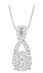 Parkplace Jewelers Round Shape Lovebright Diamond Pendant 94886PPFHPDWG