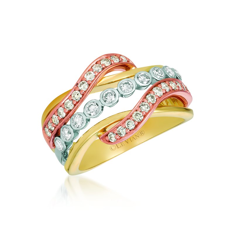 Le Vian 14K Tri Color Gold Ring TSDB 6B