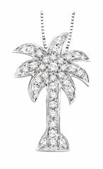 Parkplace Jewelers Palm Tree Diamond Fashion Pendant 63783PPFXPDWG