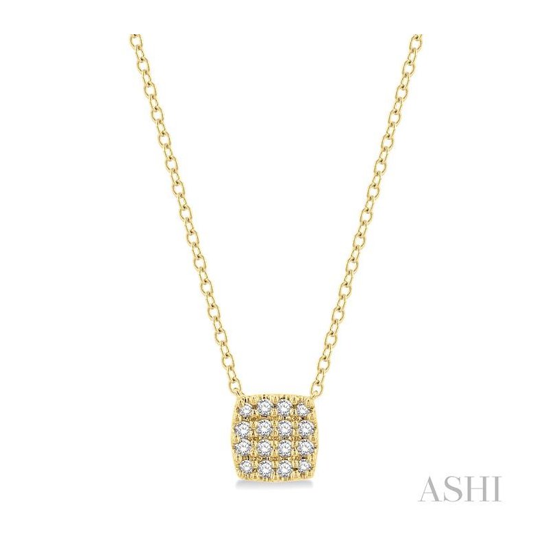 ASHI Petite Diamond Fashion Pendant 647A8PPTSPDYG