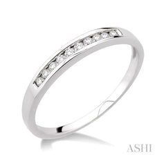 ASHI Channel Set Diamond Wedding Band 30308PPTXW
