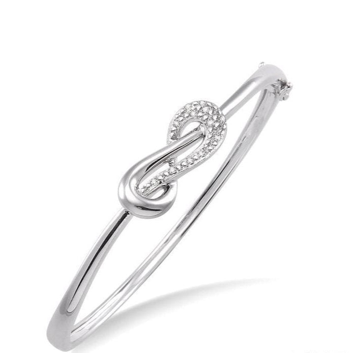 Parkplace Jewelers Silver Diamond Fashion Bangle 85119PPSSSLBG